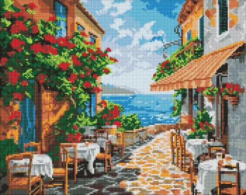 Diamentowa Mozaika bez ramy - Cichy zakątek ©art_selena_ua
