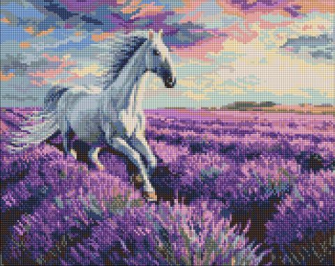 Diamentowa Mozaika - Na polach lawendy ©art_selena_ua