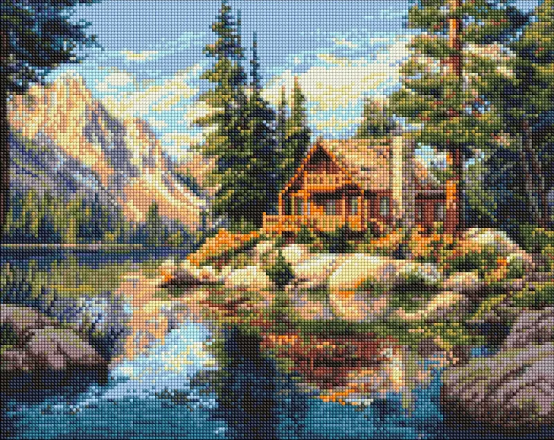 Diamentowa Mozaika - Leśny powiew wiatru ©art_selena_ua