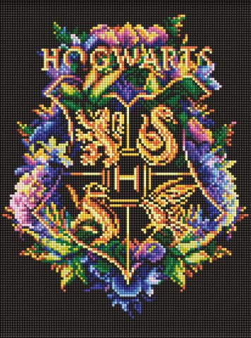 Diamentowa Mozaika - Harry Potter: Herb Hogwartu ©Warner Bros.