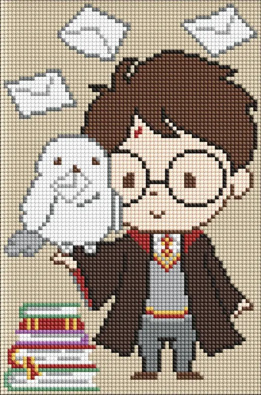 Diamentowa Mozaika bez ramy - Harry Potter: Listy do Harry’ego ©Warner Bros.