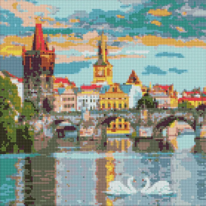 Diamentowa Mozaika - Wieczorna Praga