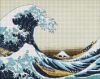 Diamentowa Mozaika - Wielka fala w Kanagawie ©Katsusika Hokusai