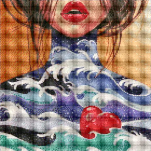 Diamentowa Mozaika - Serce oceanu ©lesya_nedzelska_art
