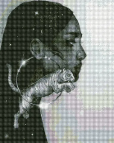 Diamentowa Mozaika - Gwiazdozbiór Tygrysa ©lesya_nedzelska_art