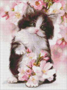 Diamentowa Mozaika - Puszysty kotek