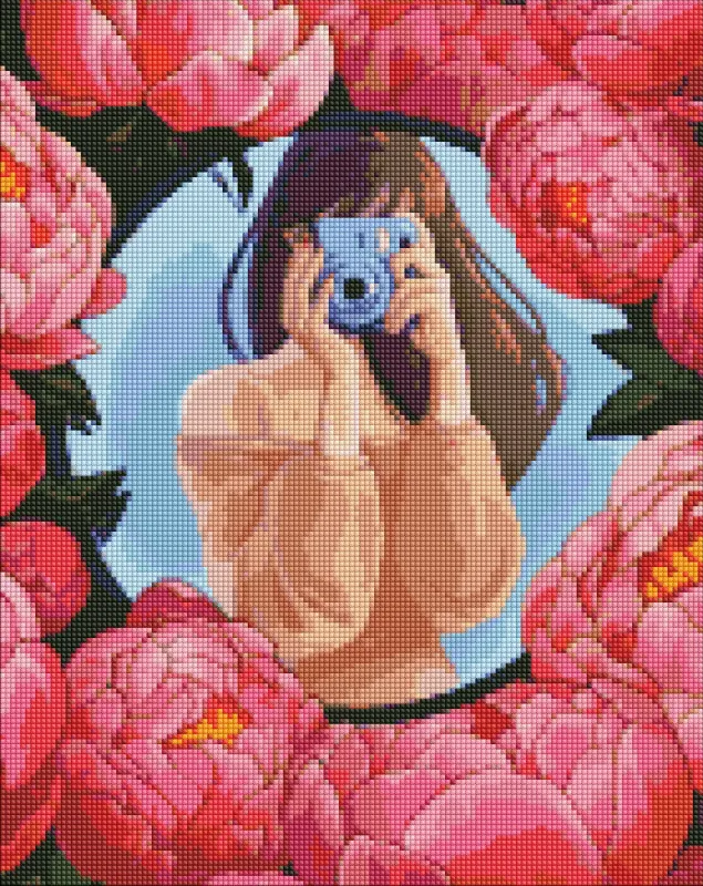 Diamentowa Mozaika - Kwiatowe selfie ©Kira Corporal 