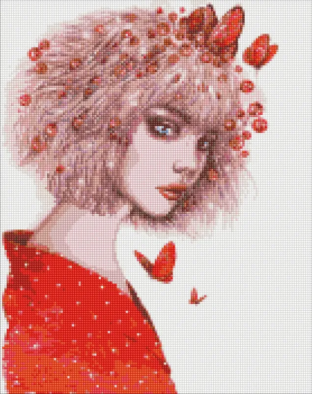 Diamentowa Mozaika - Pocałunek motyli ©lesya_nedzelska_art
