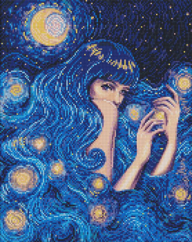 Diamentowa Mozaika - Piękno gwiazdy z holograficznymi kryształkami (AB) ©pollypop92