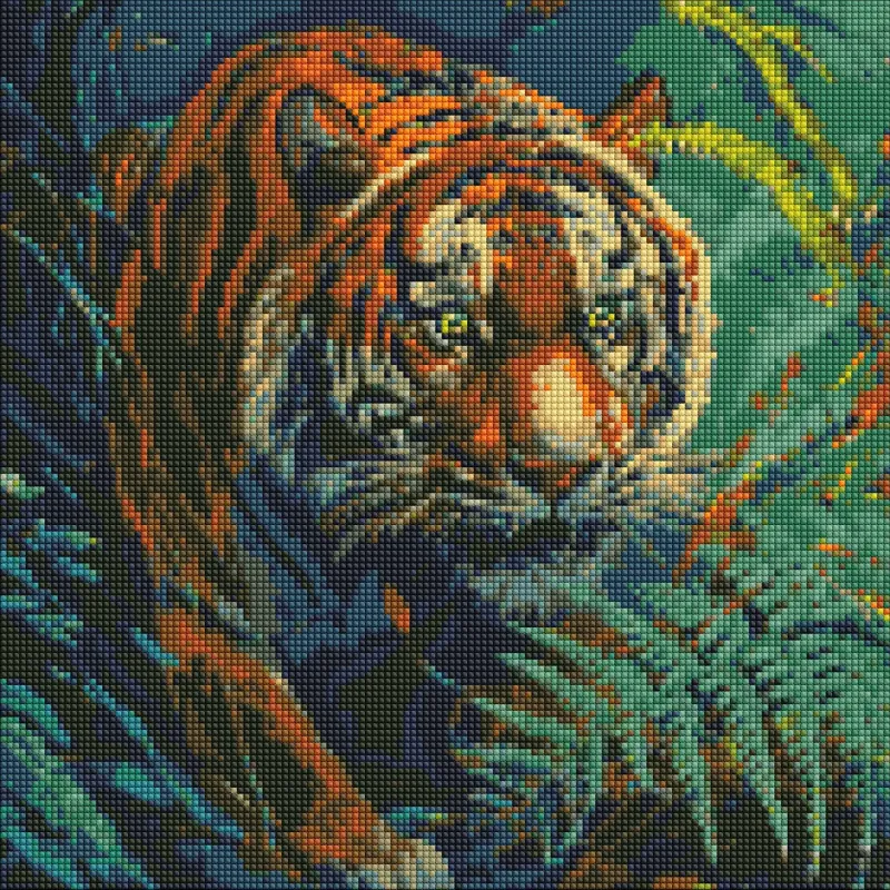 Diamentowa Mozaika - Władca dżungl ©art_selena_ua