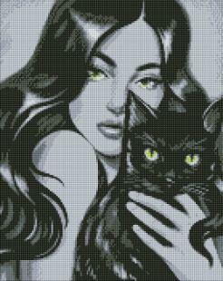 Diamentowa Mozaika - Czarny puszysty ©pollypop92