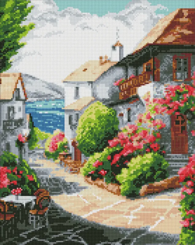 Diamentowa Mozaika - Miasto nad morzem ©art_selena_ua