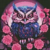 Diamentowa Mozaika - Fioletowa sowa ©art_selena_ua