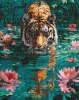 Diamentowa Mozaika - Tygrys na polowaniu ©art_selena_ua