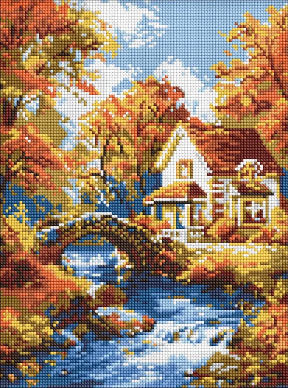 Diamentowa Mozaika - Przytulność na łonie natury ©art_selena_ua