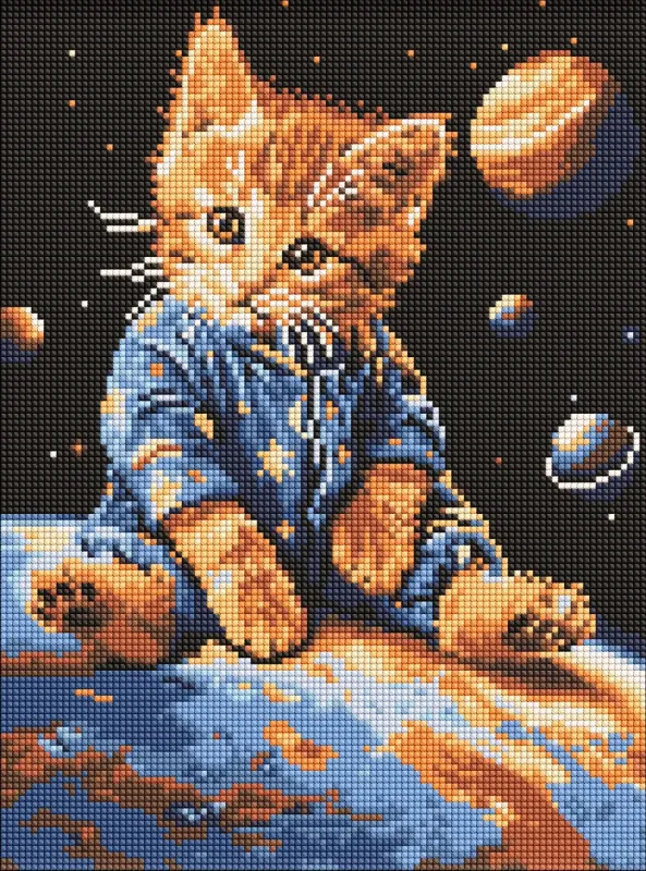 Diamentowa Mozaika - Gwiezdny kotek ©art_selena_ua
