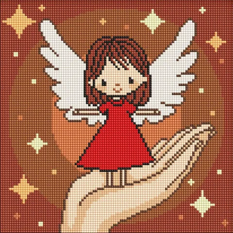 Diamentowa Mozaika - Dłoń Dziewicy ©art_selena_ua