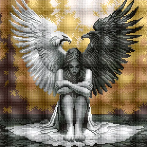 Diamentowa Mozaika - Dwie strony duszy ©art_selena_ua