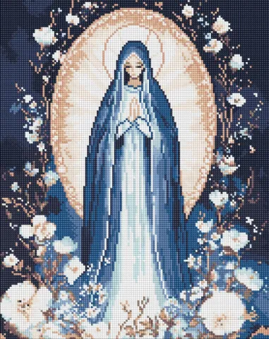 Diamentowa Mozaika - Niepokalana Dziewica ©art_selena_ua