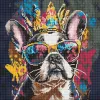 Diamentowa Mozaika - Jasny buldog ©art_selena_ua
