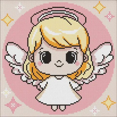 Diamentowa Mozaika - Święty Aniołek ©art_selena_ua