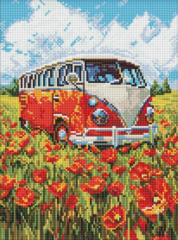 Diamentowa Mozaika - Podróż w czerwień ©art_selena_ua