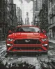 Diamentowa Mozaika - Czerwony mustang ©art_selena_ua