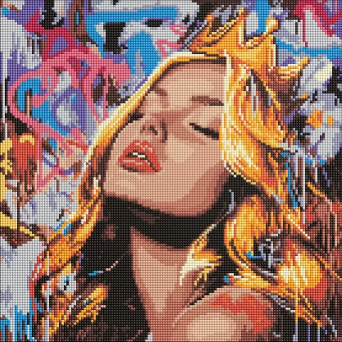 Diamentowa Mozaika - Nowoczesna Śpiąca Królewna ©art_selena_ua