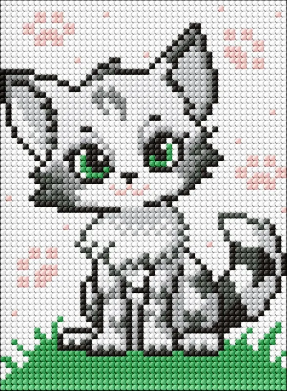 Diamentowa Mozaika bez ramy - Pukhnaste cudo ©art_selena_ua
