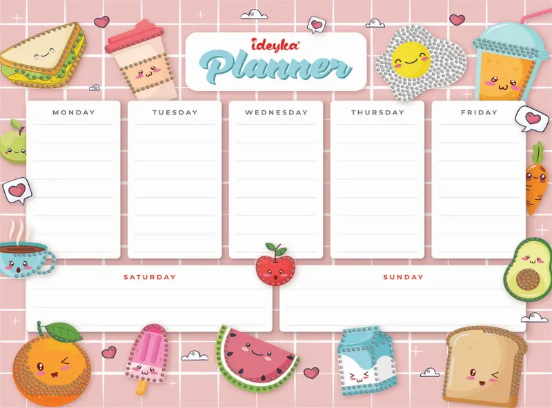 Planer magnetyczny z mozaiką diamentową - Produkty ©art_selena_ua