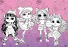 Książka-kolorowanka z naklejkami - Skate Dance 2 Tweens