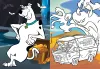 Książka-kolorowanka z naklejkami - Scooby-doo ©Warner Bros.