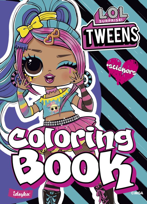 Książka-kolorowanka z naklejkami - Tweens Emma Emo