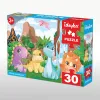 Puzzle Urocze dinozaury, 30 elementów ©art_selena_ua