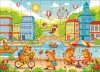Puzzle Kapibara w Wielkim Mieście, 60 elementów ©art_selena_ua