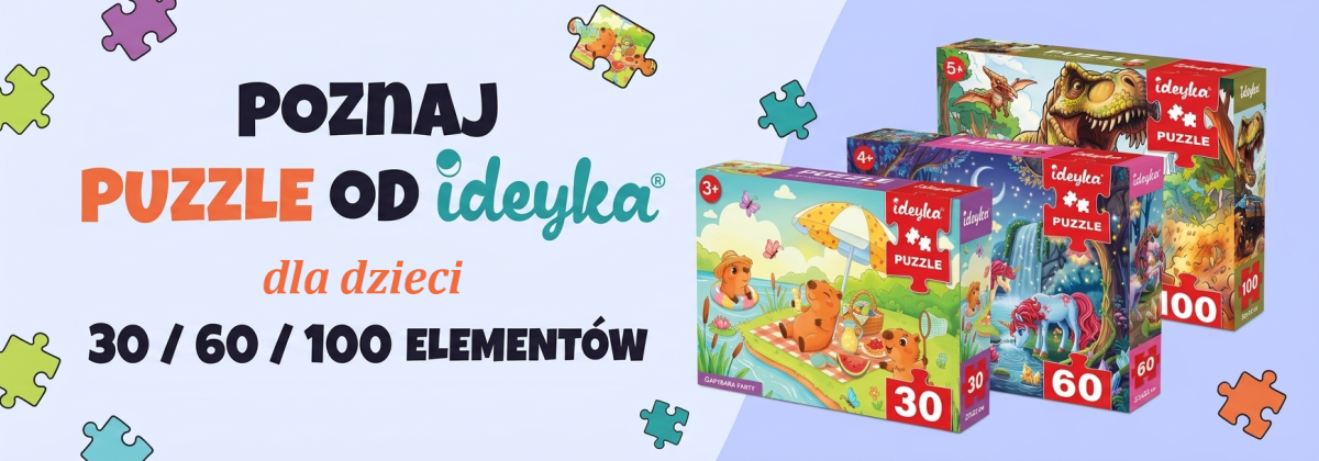 Poznaj puzzle dla dzieci od Ideyka!